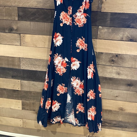 Flower Button Up Dress - Picture 5 of 6